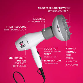 HAIR DRYER + DIFFUSER