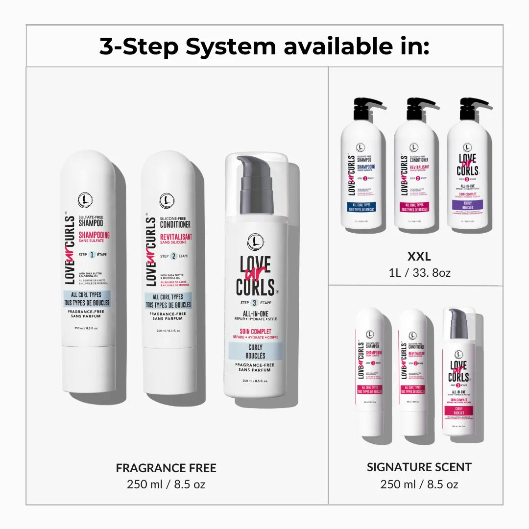 Fragrance-Free Curly 3-Step System